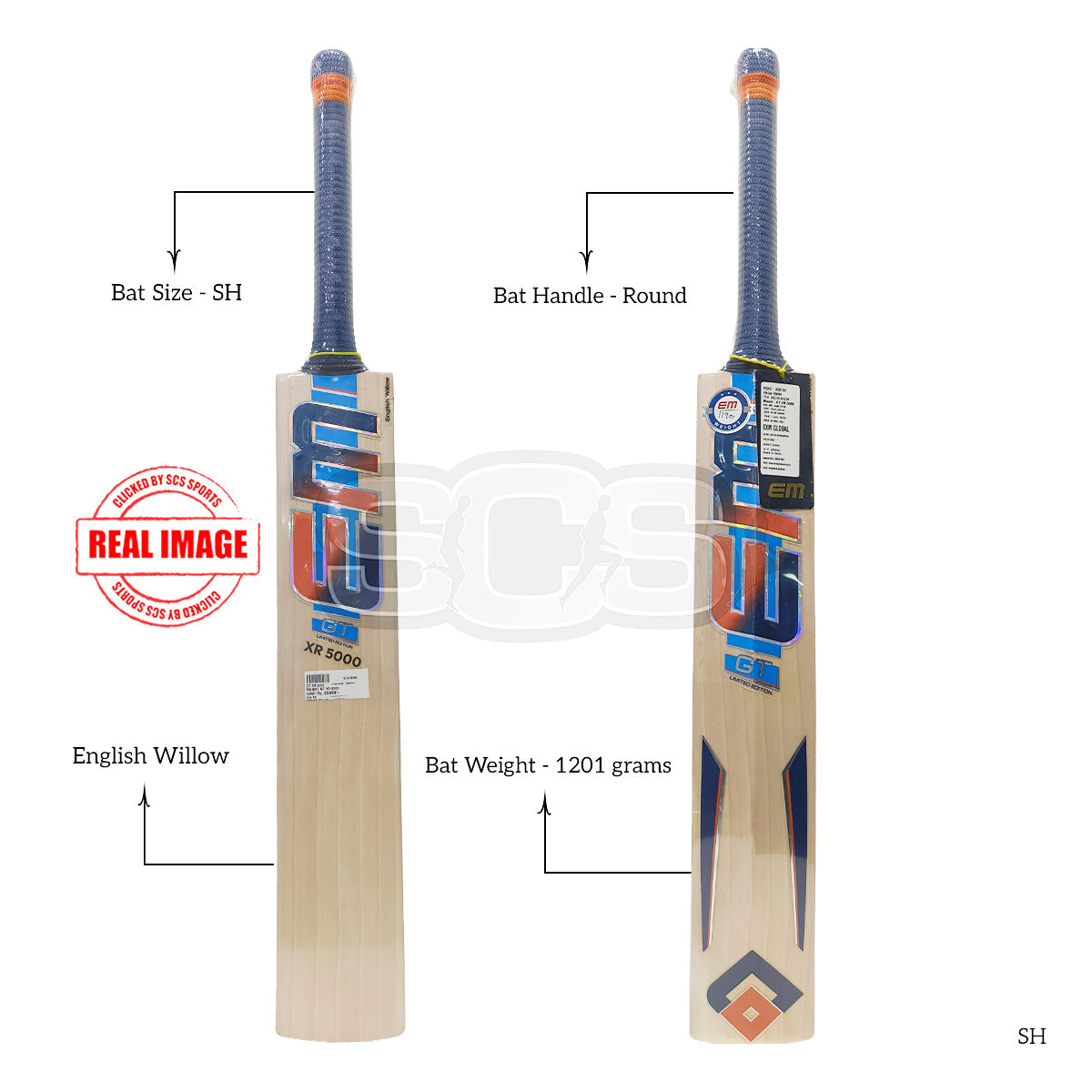 EM GT XR-5000 English Willow Cricket Bat
