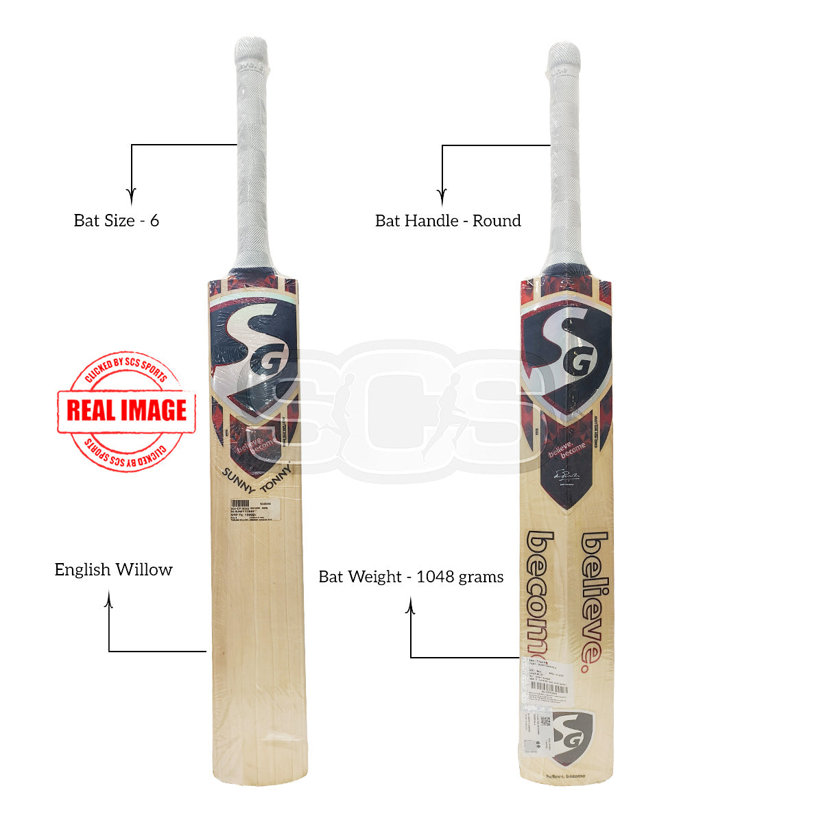 SG Sunny Tonny English Willow Cricket Bat