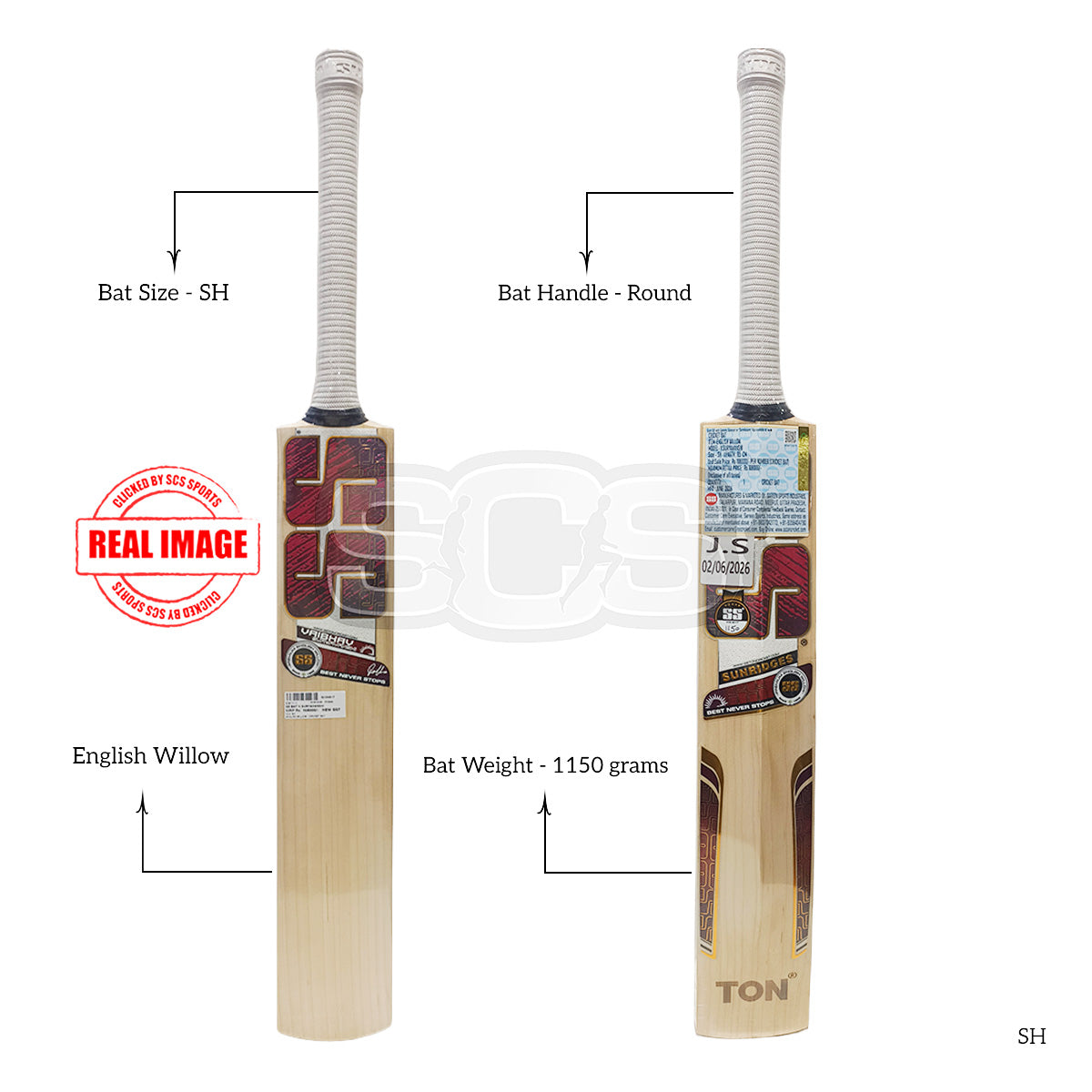 SS V.Suryavanshi English Willow Cricket Bat