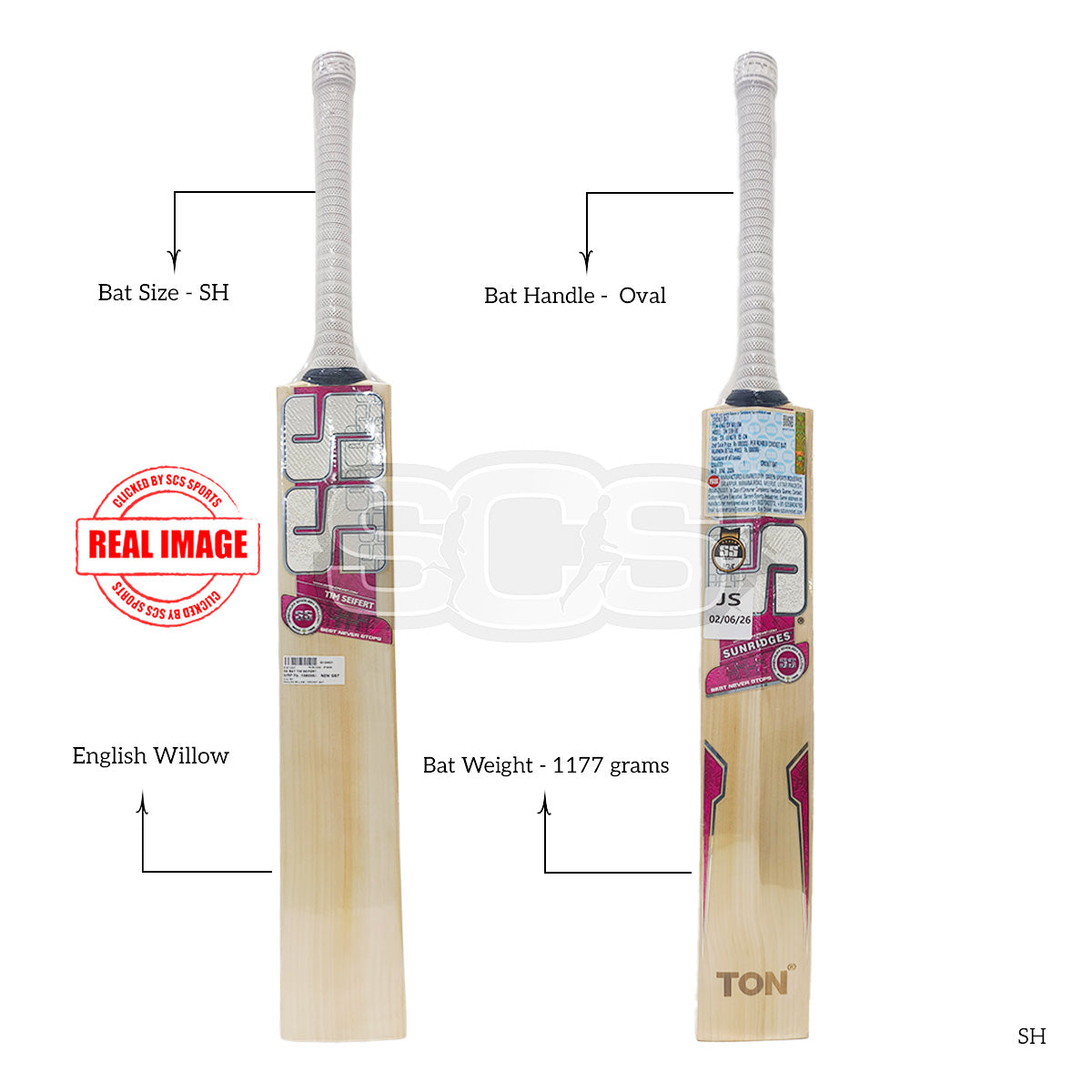 SS Tim Seifert English Willow Cricket Bat