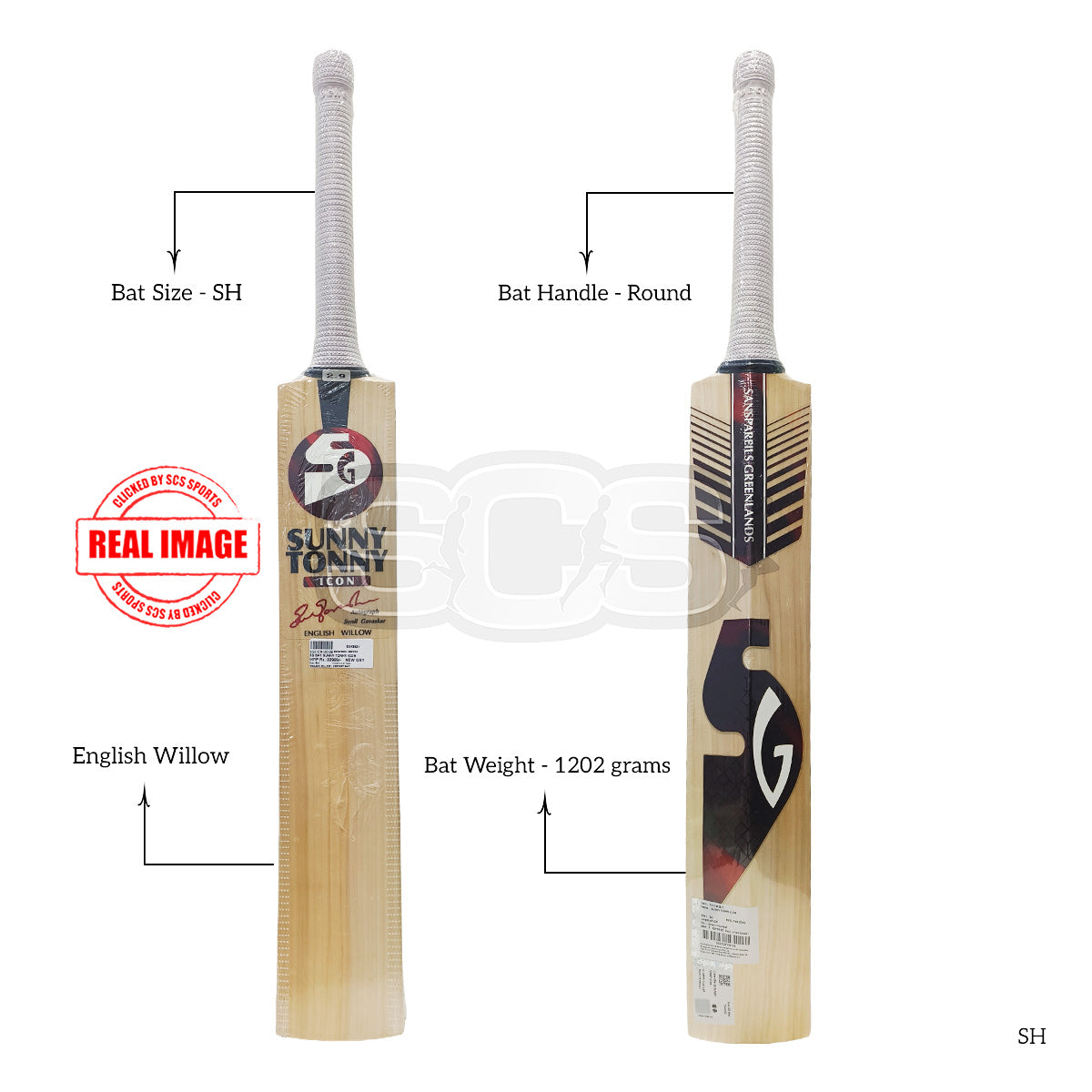 SG Sunny Tonny Icon English Willow Cricket Bat