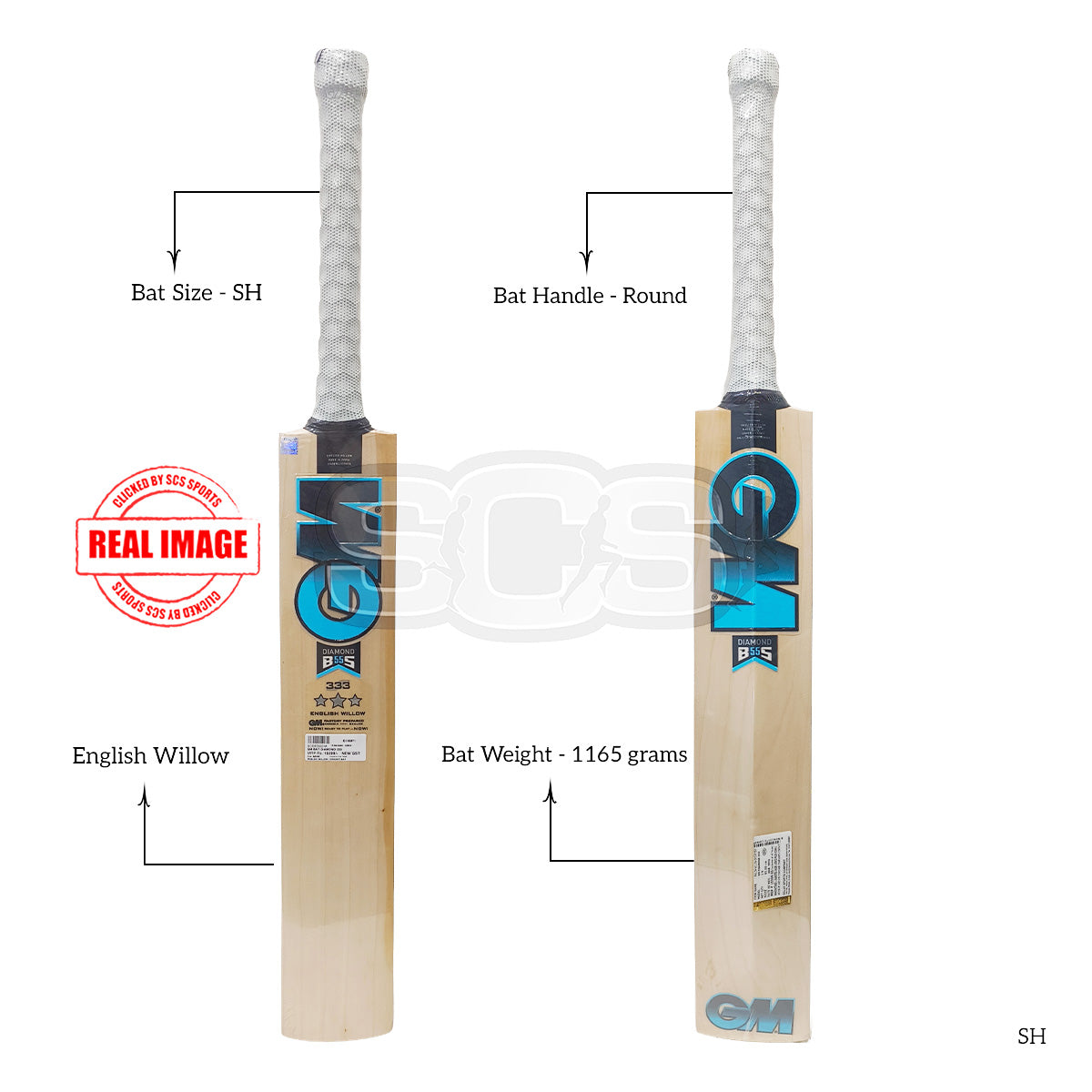 GM Diamond 333  English Willow Cricket Bat