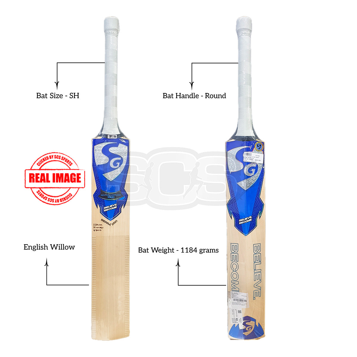 SG Sierra 250 English Willow Cricket Bat