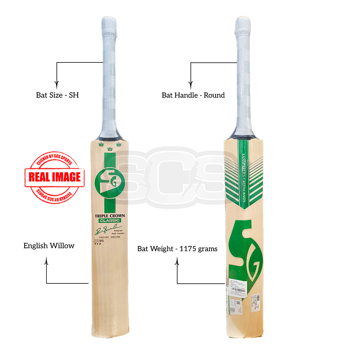 SG Triple Crown Classic English Willow Cricket Bat