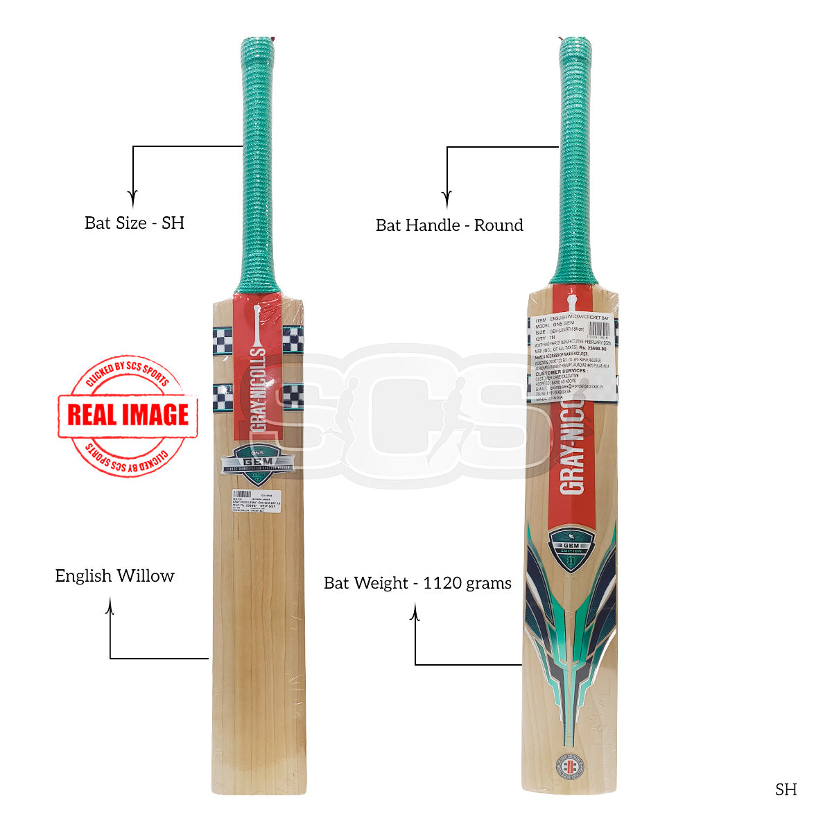 Gray-Nicolls GN5 GEM  English Willow Cricket Bat