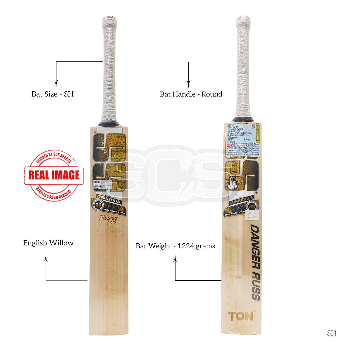 SS Dre Russ Player Editions English Willow Cricket Bat