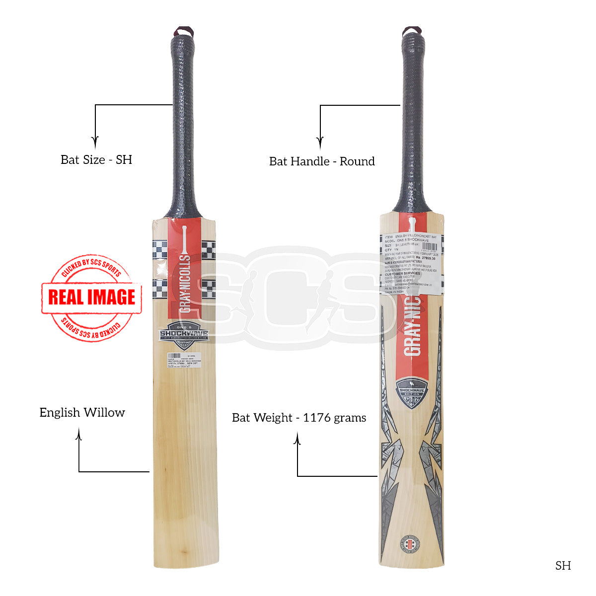 Gray-Nicolls GN 5.5 Shockwave English Willow Cricket Bat