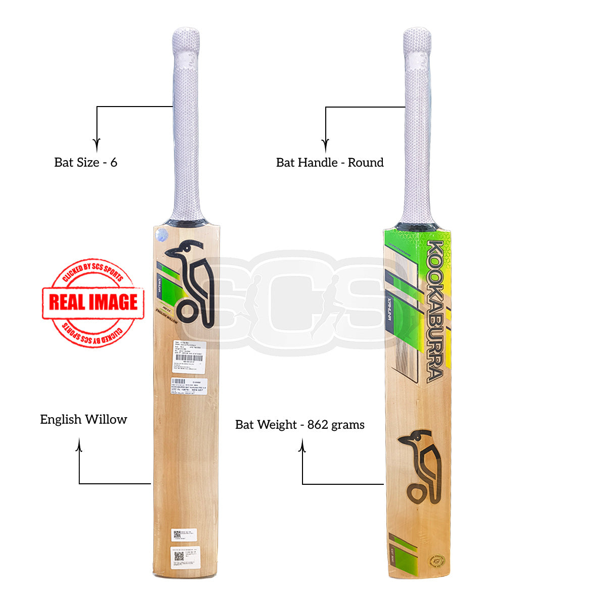 Kookaburra Kahuna Pro 3.0 English Willow Cricket Bat (6)