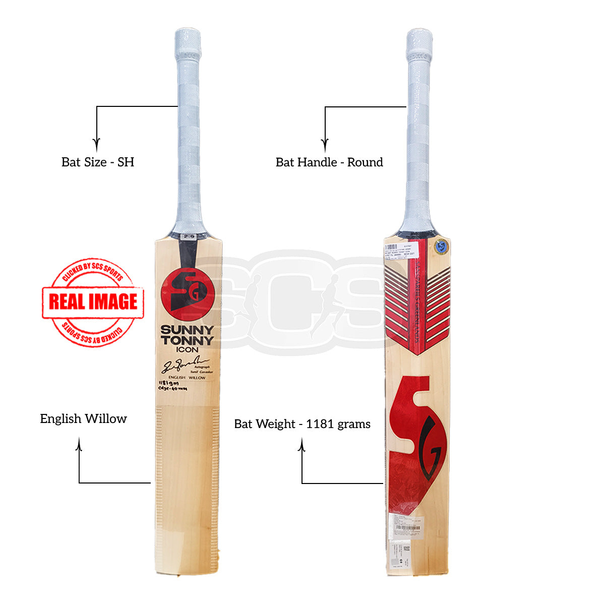 SG Sunny Tonny Icon English Willow Cricket Bat