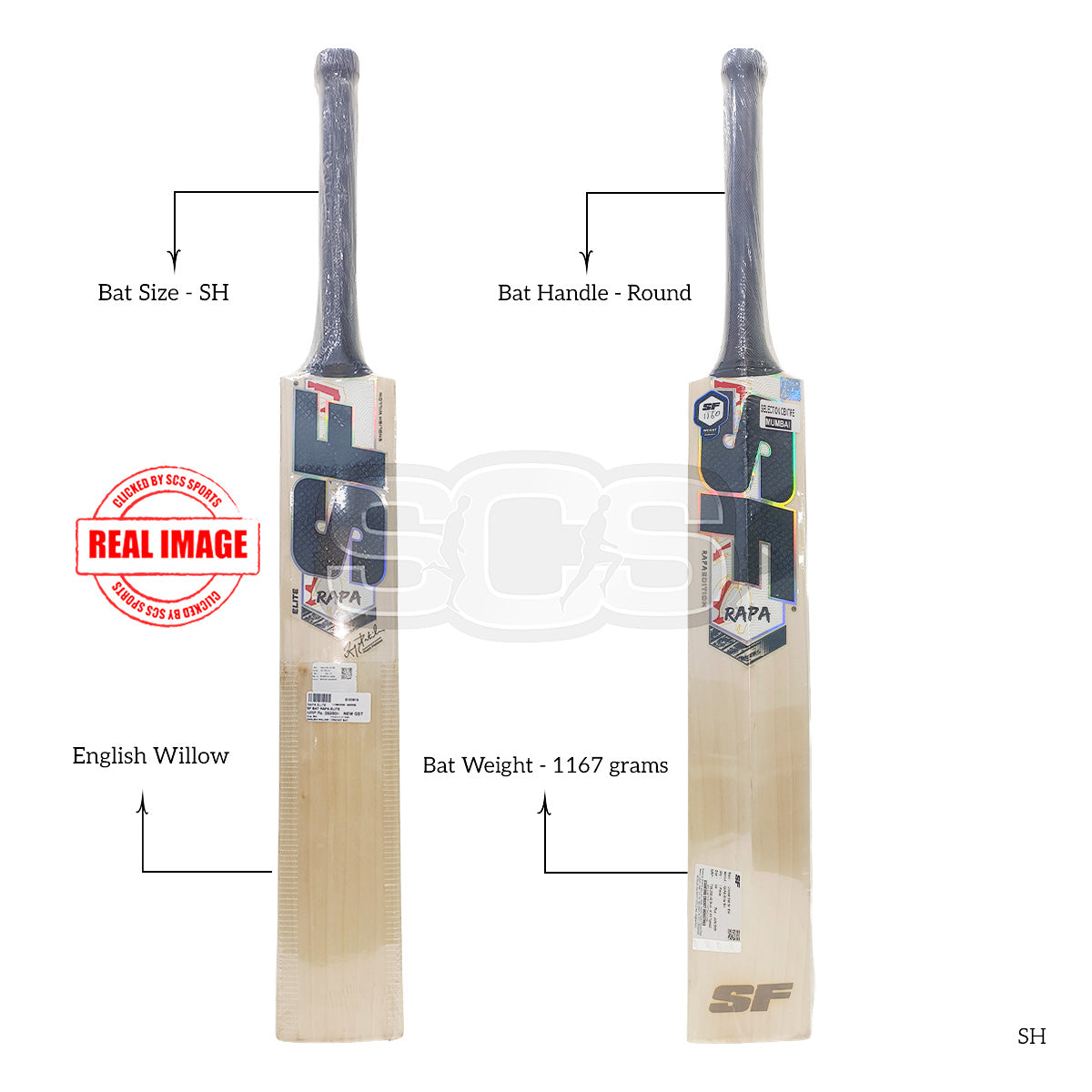 SF Rapa Elite English Willow Cricket Bat