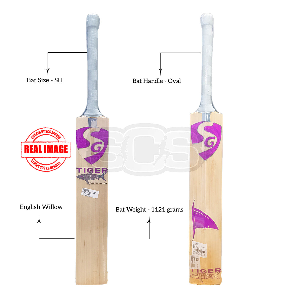 SG Tiger Shark English Willow Cricket Bat
