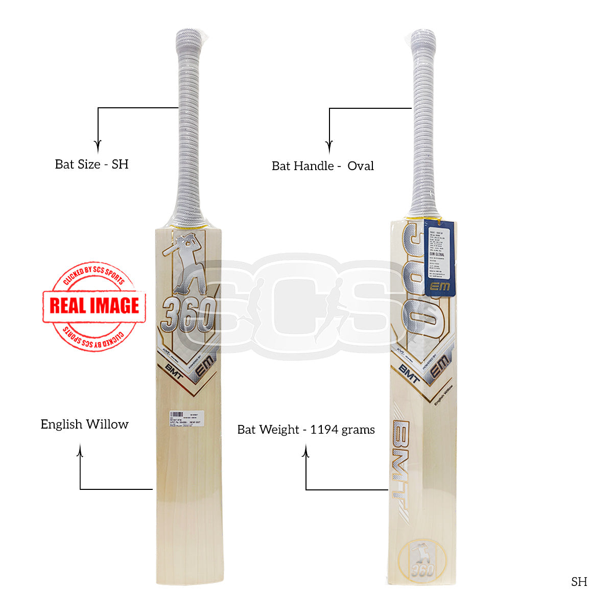 EM BMT English Willow Cricket Bat