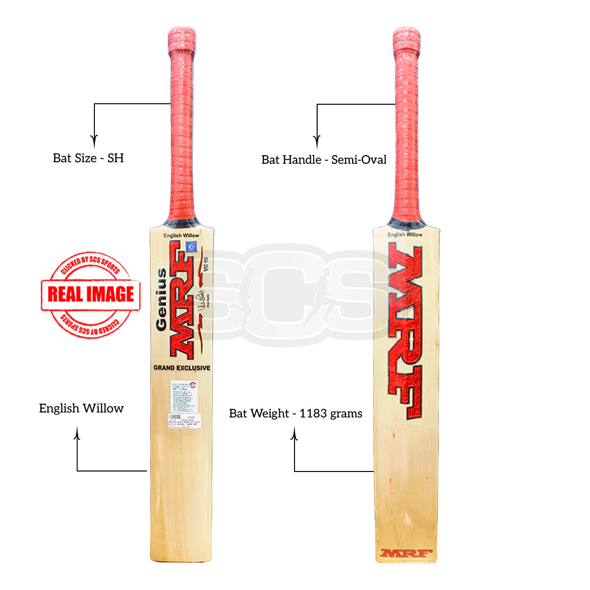 MRF Genius Grand Exclusive English Willow Cricket Bat