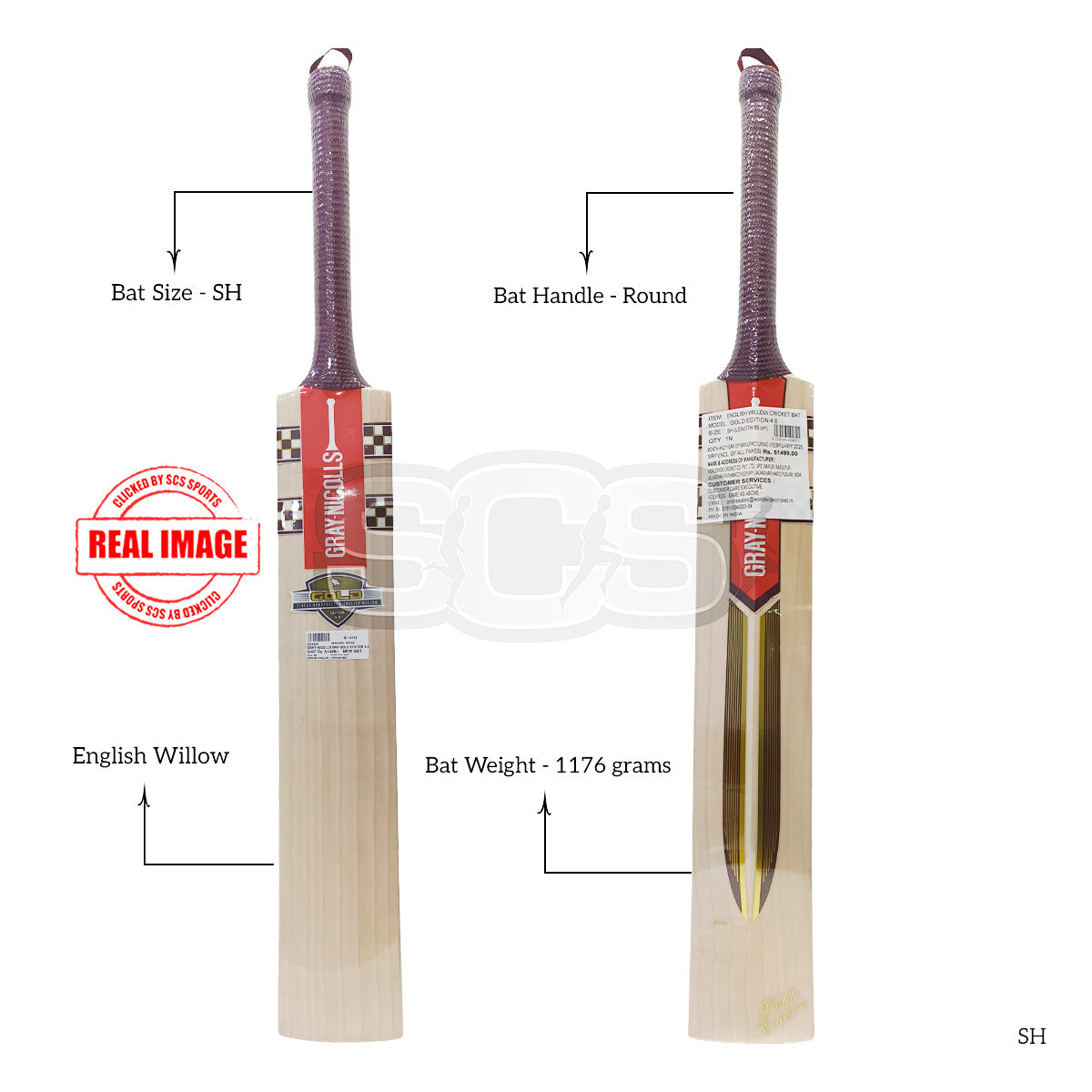 Gray Nicolls Gold Edition 4.0 English Willow Cricket Bat