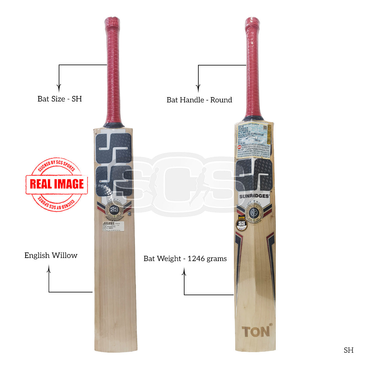 SS Professional English Willow Cricket Bat