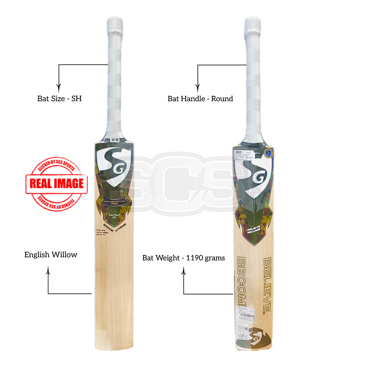 SG Savage Xtreme English Willow Cricket Bat