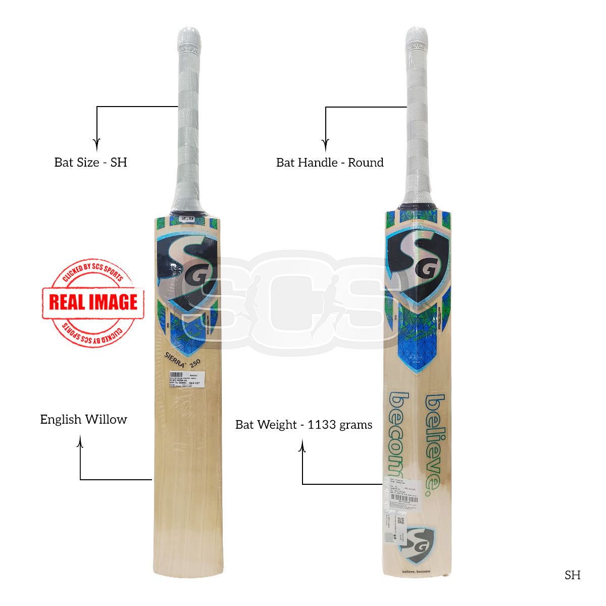 SG Sierra 250 English Willow Cricket Bat