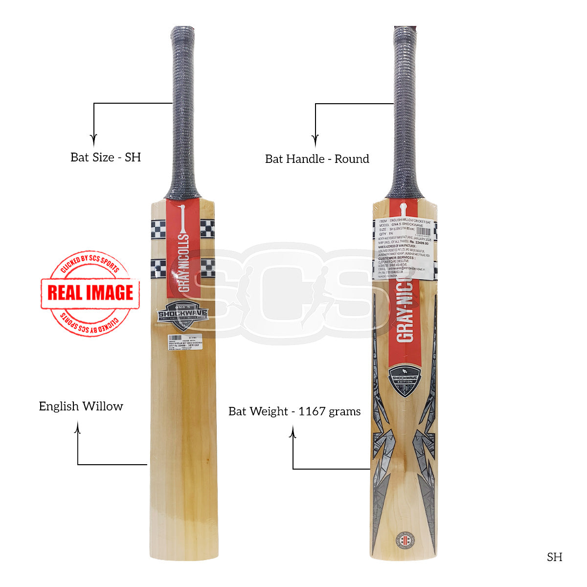 Gray-Nicolls GN 4.5 Shockwave Cricket Bat