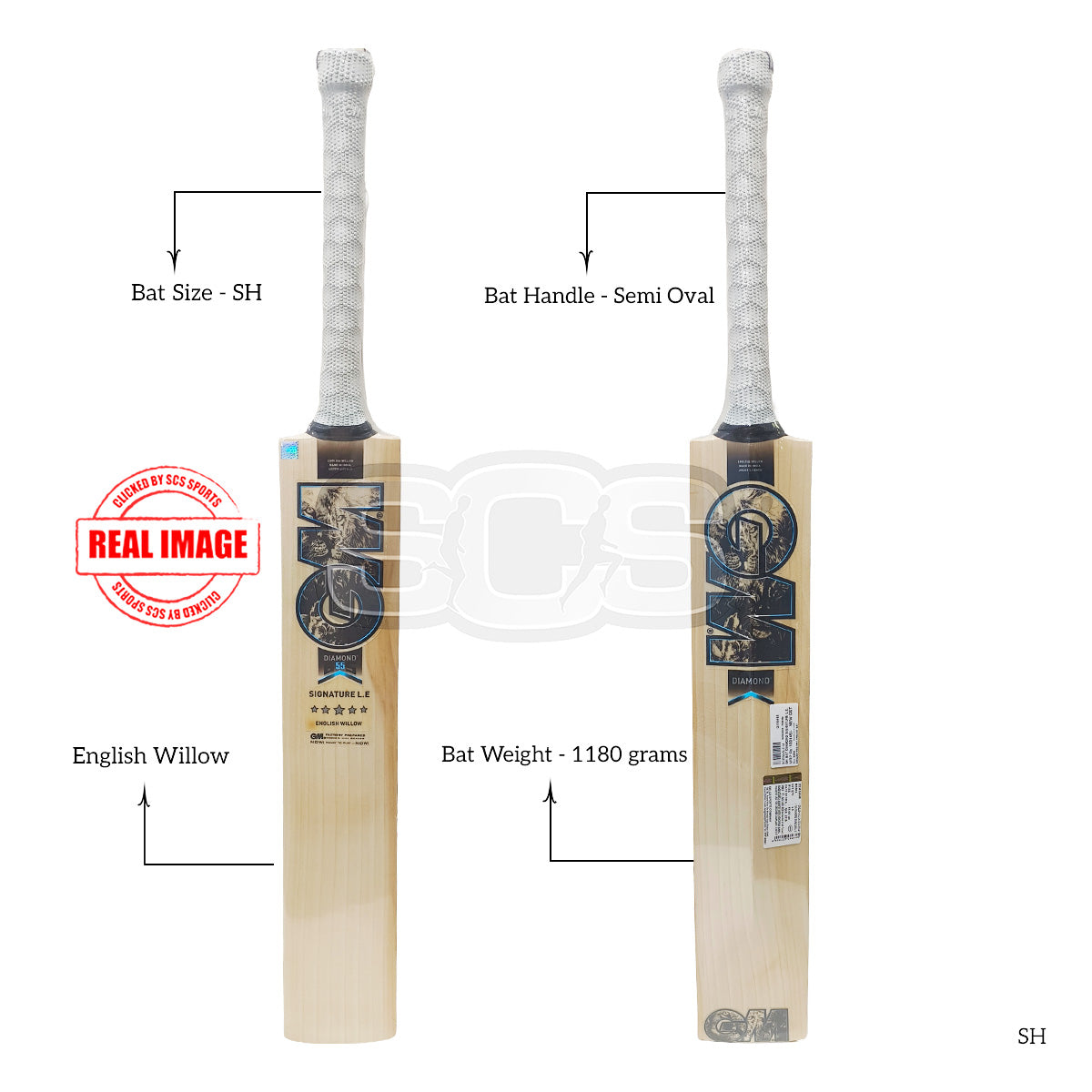 GM Diamond Signature L.E English Willow Cricket Bat