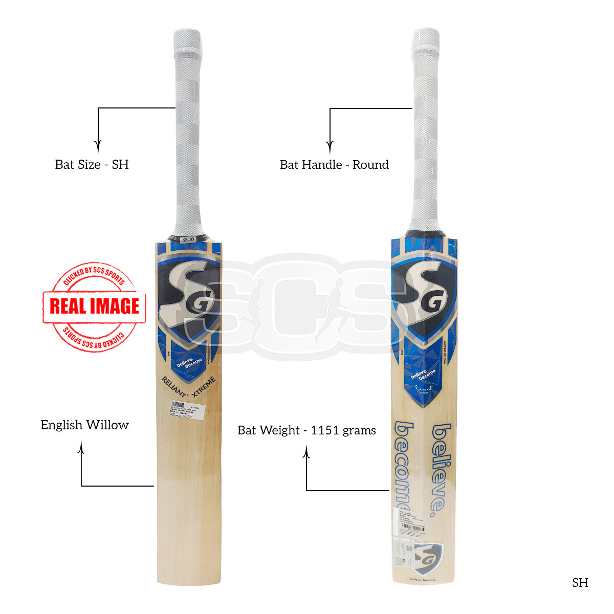 SG Reliant Xtreme English Willow Cricket Bat