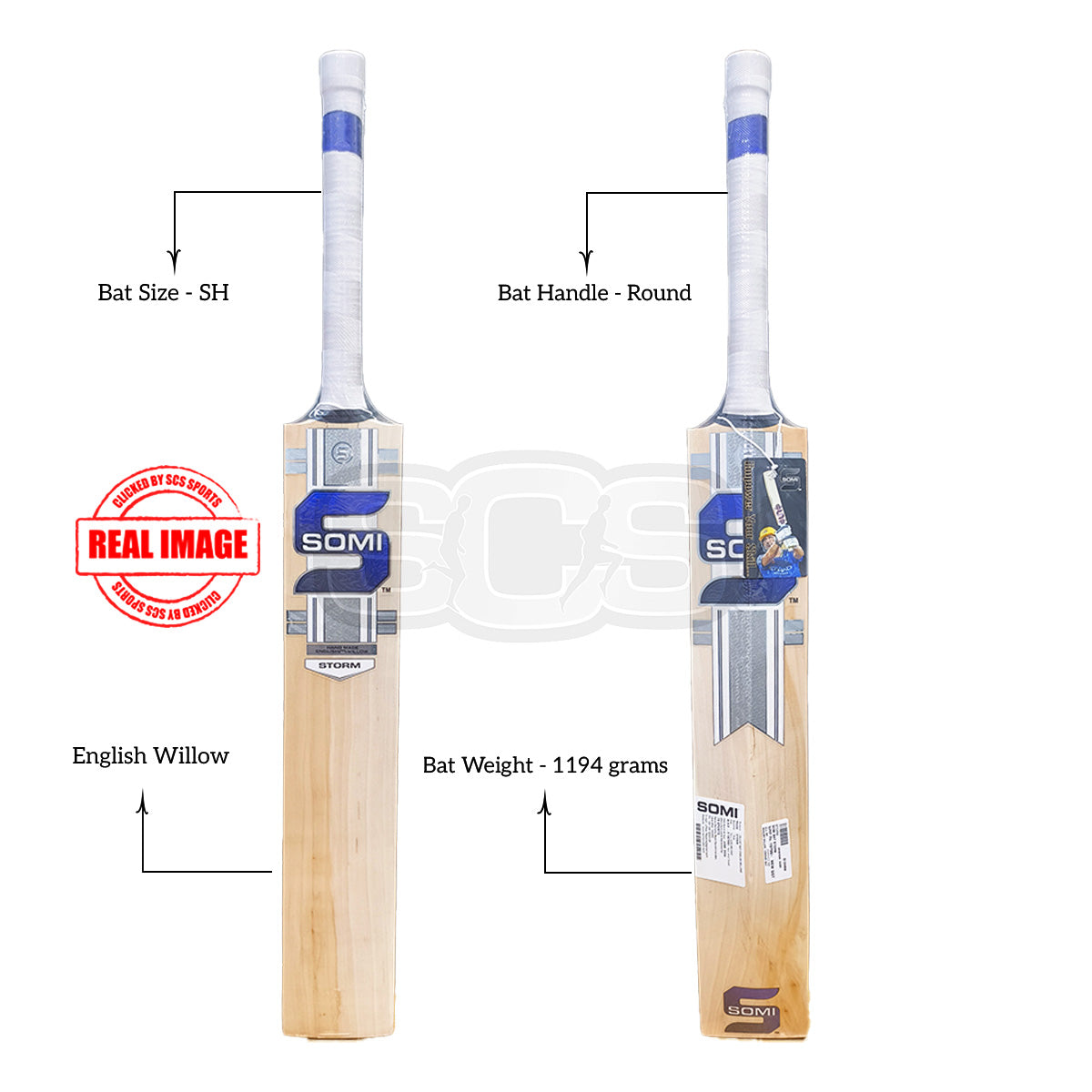 Somi Storm English Willow Cricket Bat