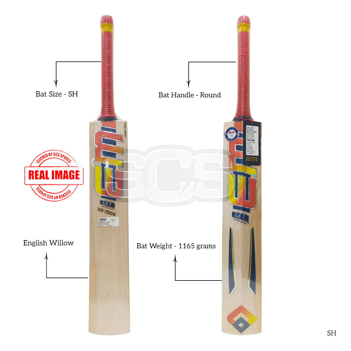 EM GT XR-7000 English Willow Cricket Bat