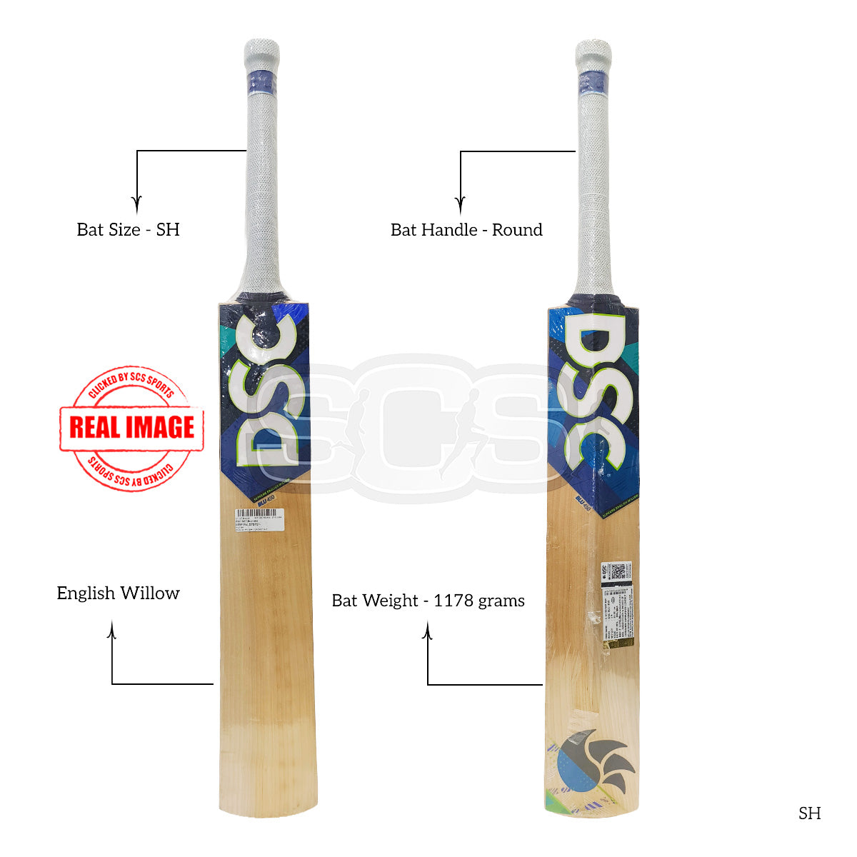 DSC Blu 450 English Willow Cricket Bat
