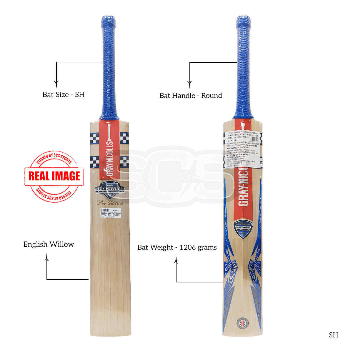 Gray-Nicolls Shockwave Pro Edition 2.2 English Willow Cricket Bat