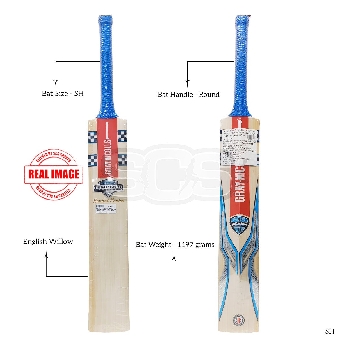 Gray-Nicolls Tempesta Limited Edition English Willow Cricket Bat