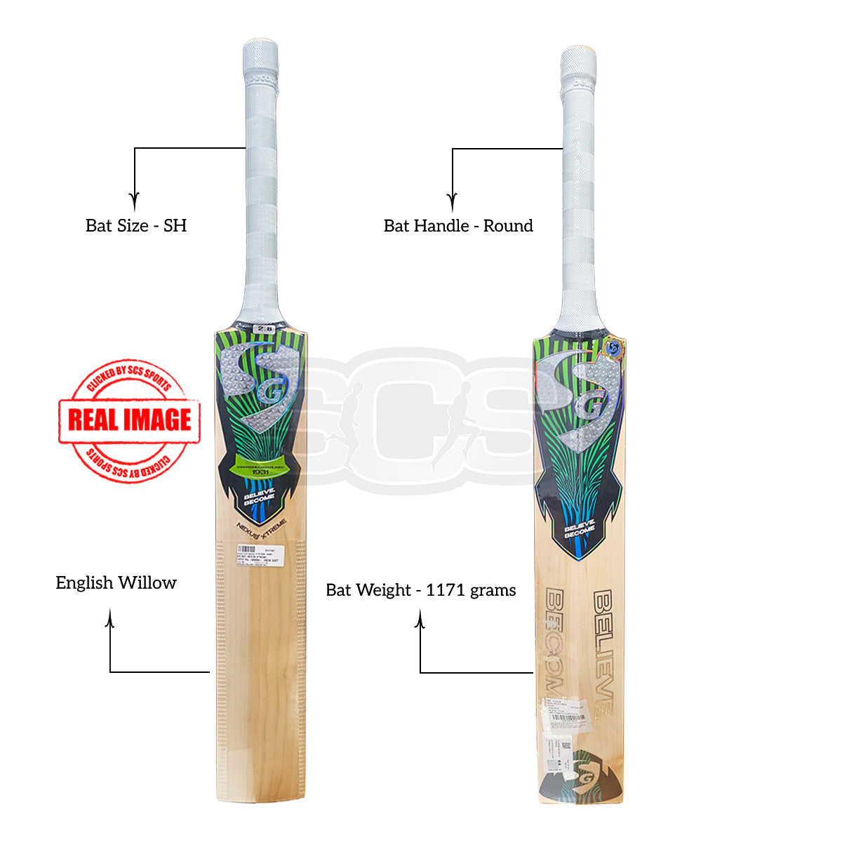 SG Nexus Xtreme English Willow Cricket Bat