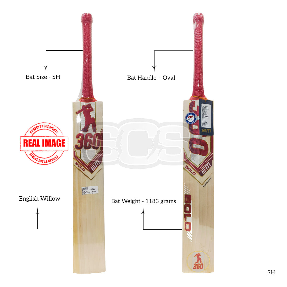 Em Bolo English Willow Cricket Bat