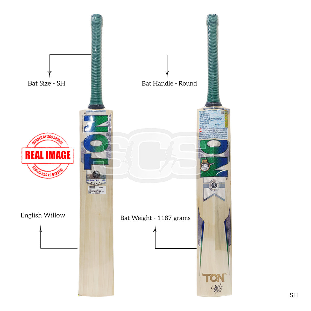 SS Ton Power Plus English Willow Cricket Bat