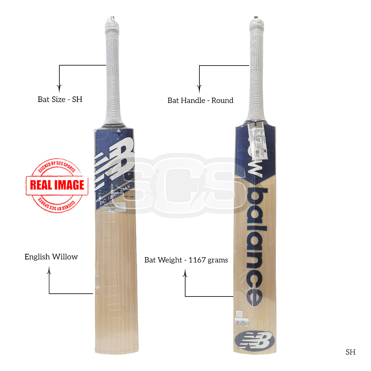 New Balance DC 1200i Max English Willow Cricket Bat