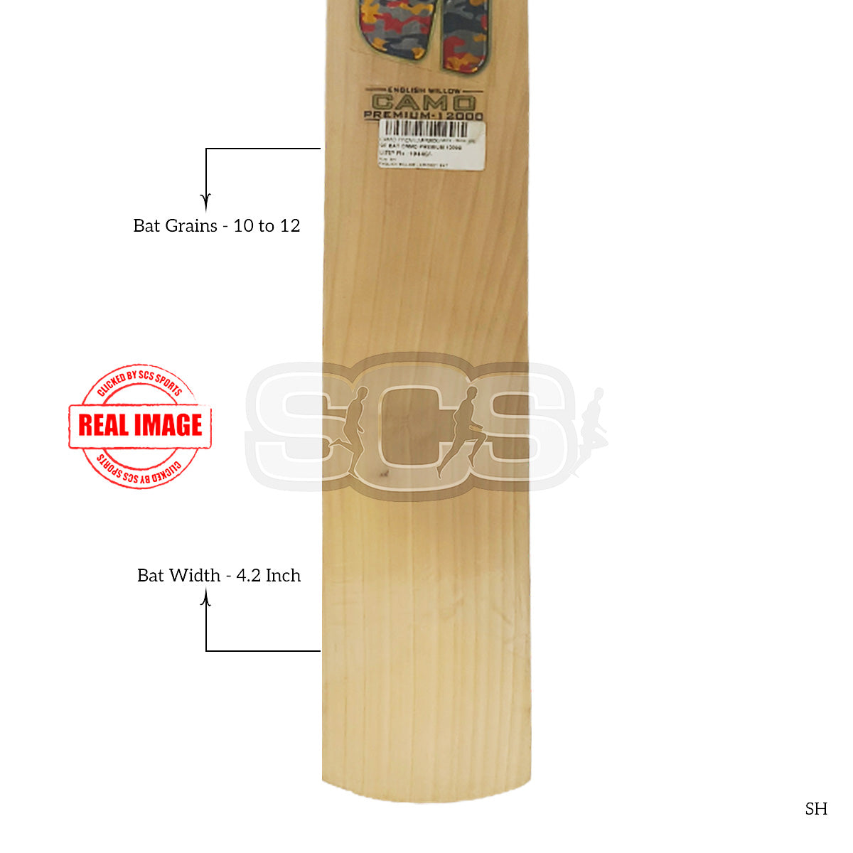 SF Camo Premium 12000 English Willow Cricket Bat