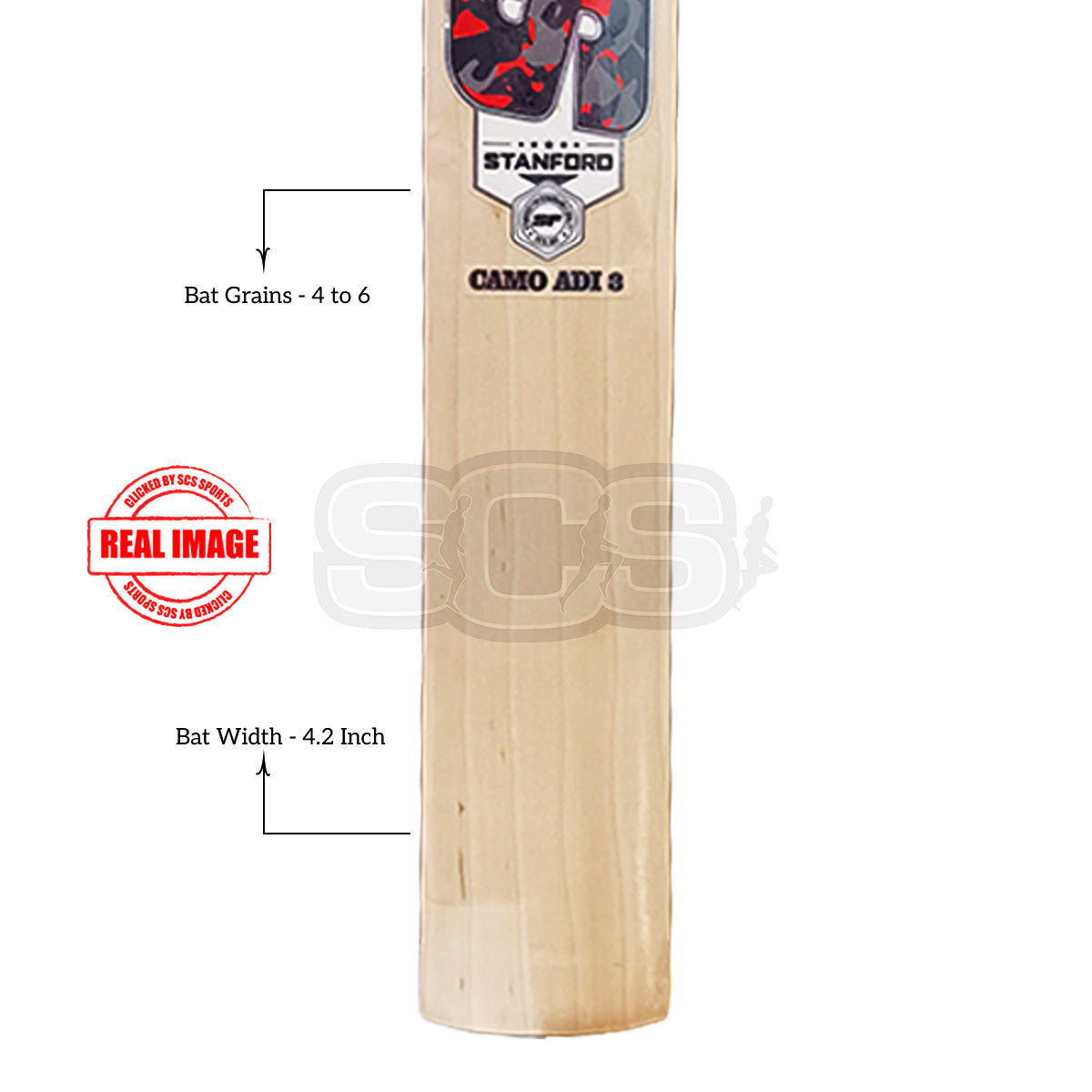 SF Camo-Adi 3 English Willow Cricket Bat