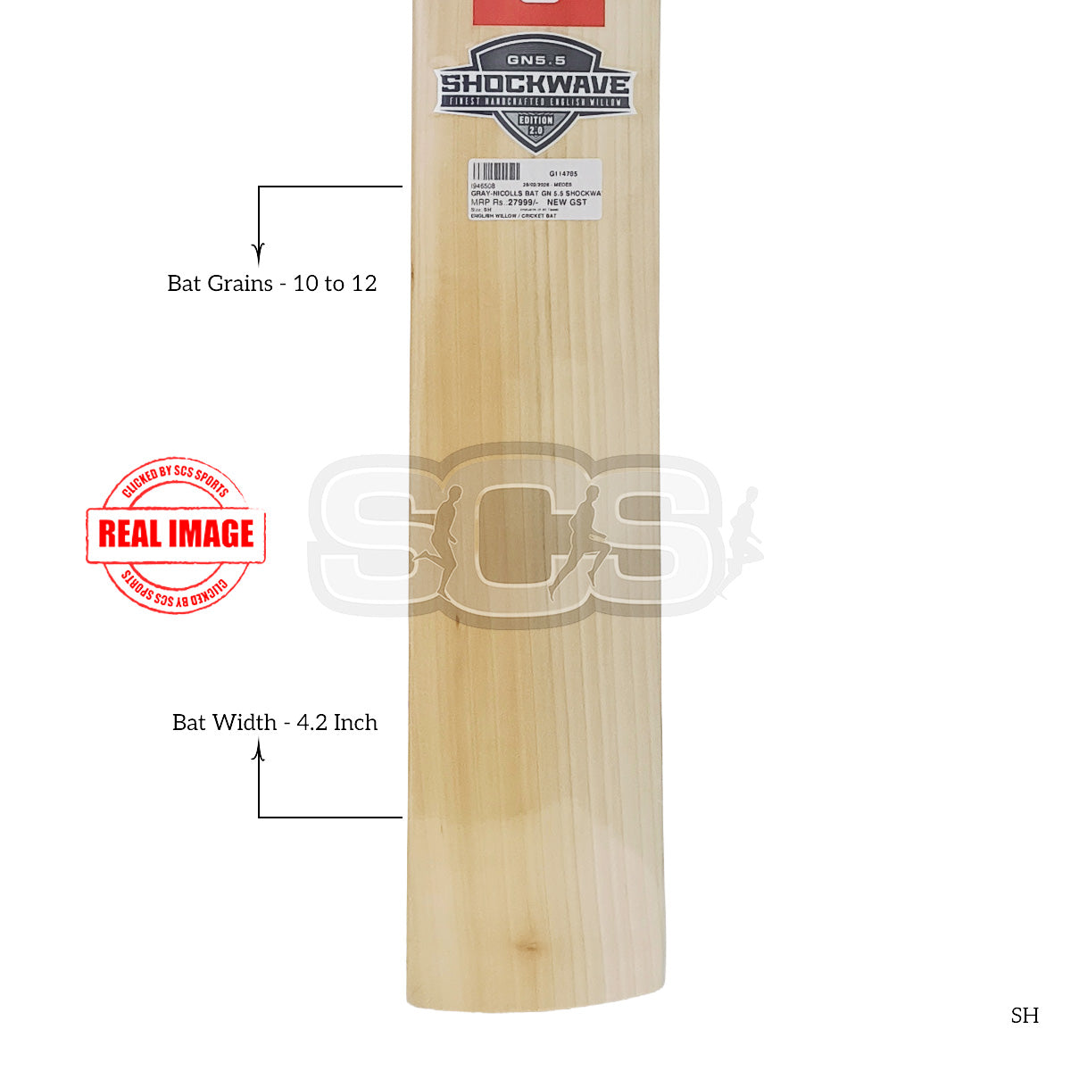 Gray-Nicolls GN 5.5 Shockwave English Willow Cricket Bat