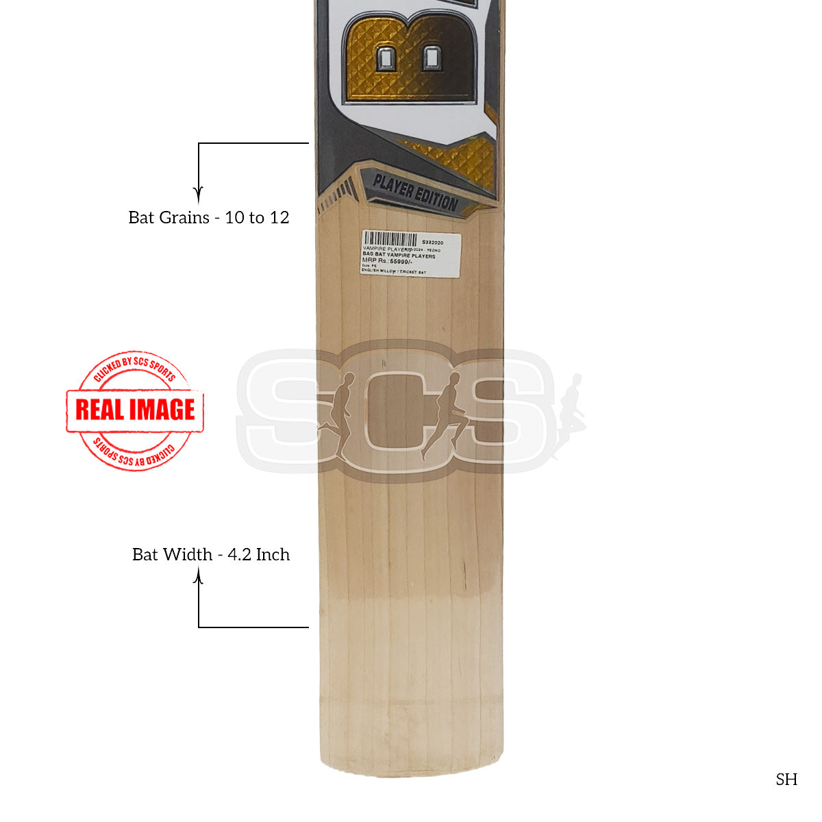 BAS Vampire Player Edition English Willow Cricket Bat