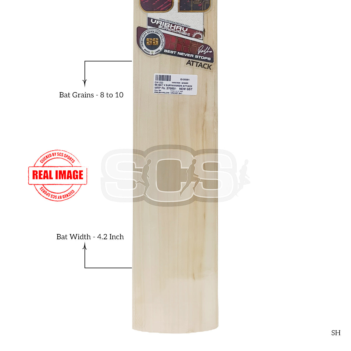 SS V.Suryavanshi Attack English Willow Cricket Bat