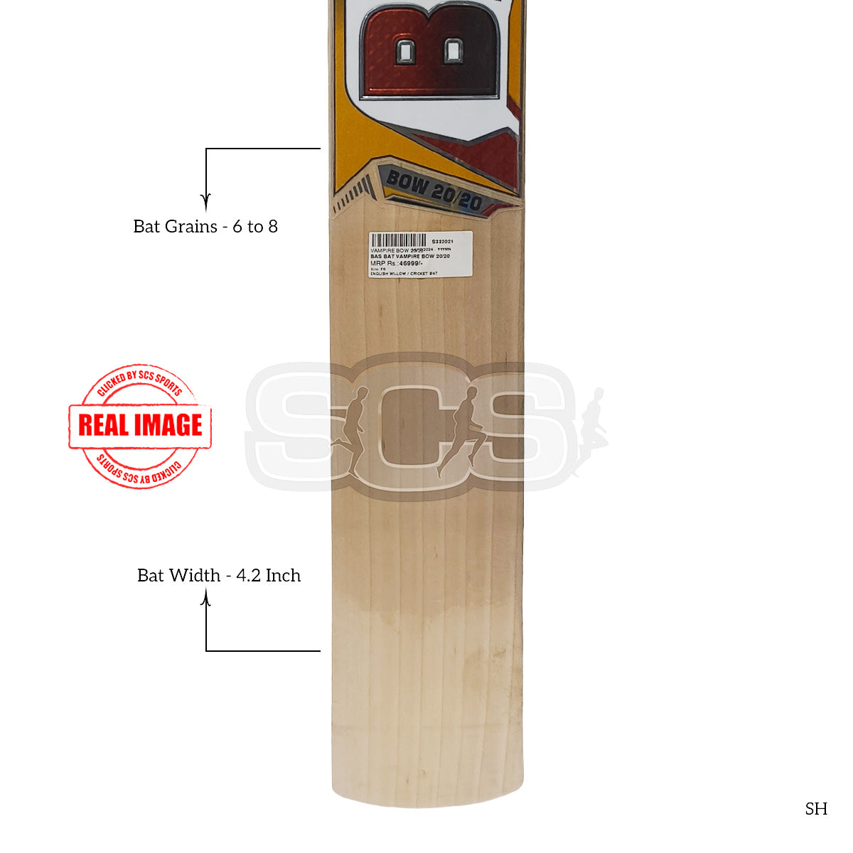 BAS Vampire Bow 20/20 English Willow Cricket Bat
