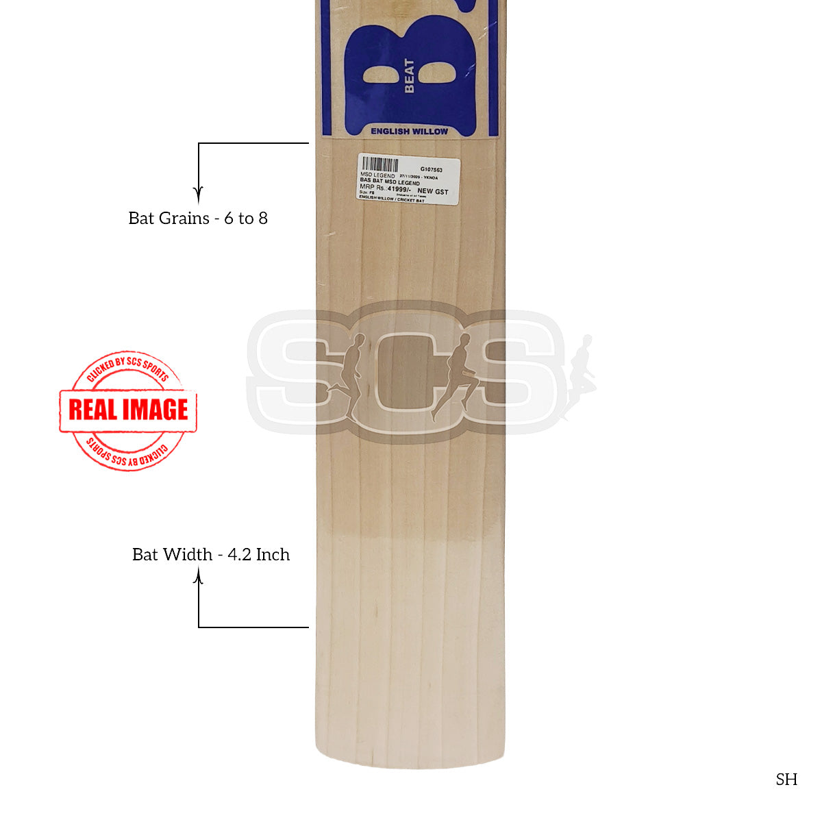 Bas MSD Legend English Willow Cricket Bat