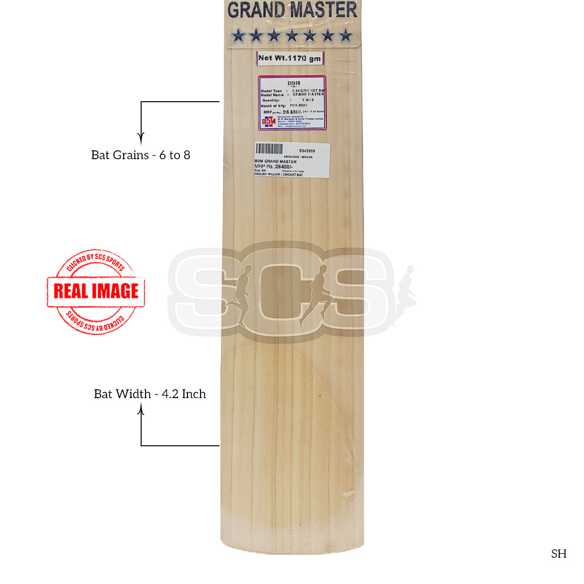 BDM Grand Master English Willow Cricket Bat