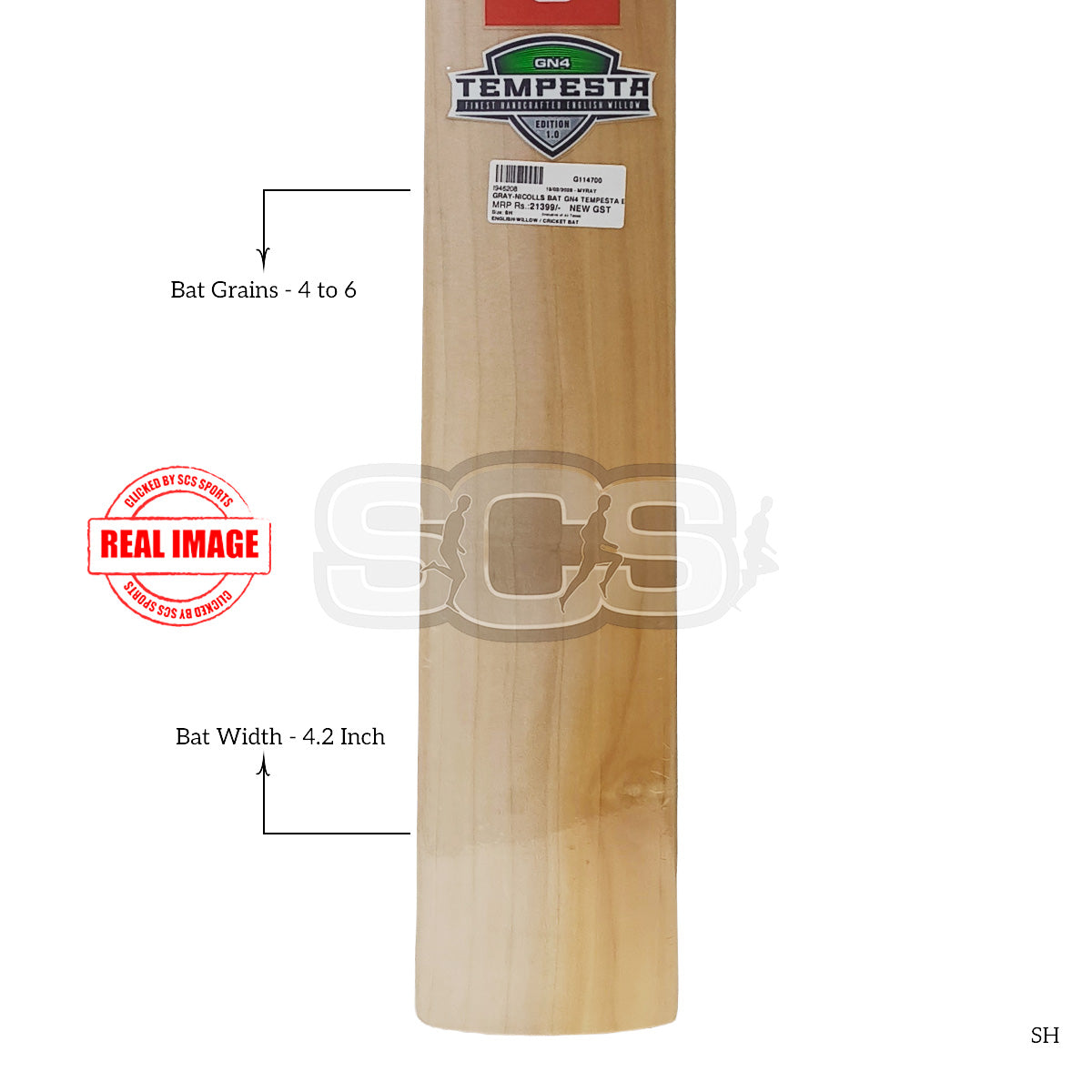 Gray-Nicolls GN4 Tempesta English Willow Cricket Bat