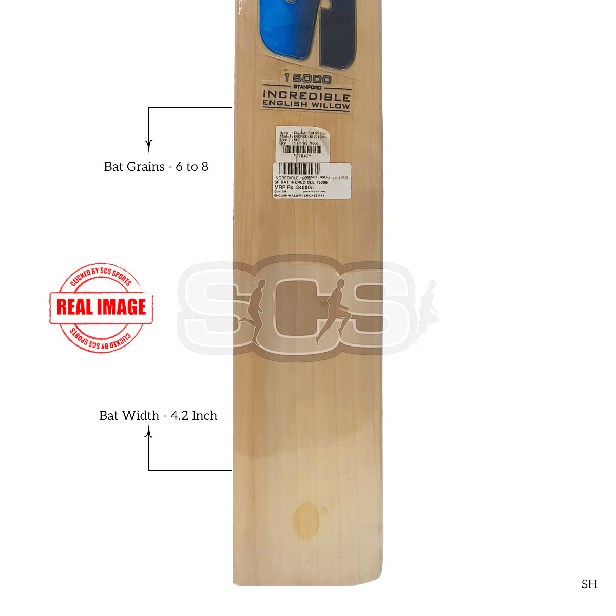 SF Incredible 15000 English Willow Cricket Bat