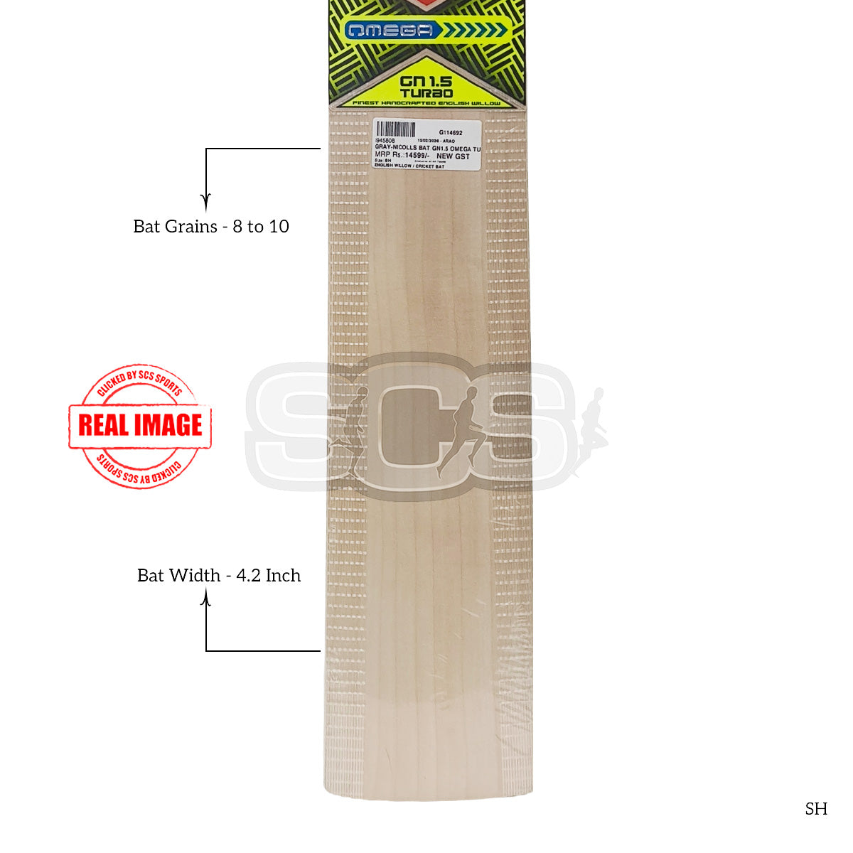 Gray-Nicolls GN1.5 Omega Turbo English Willow Cricket Bat