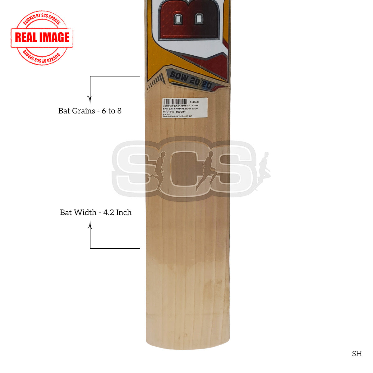 BAS Vampire Bow 20/20 English Willow Cricket Bat