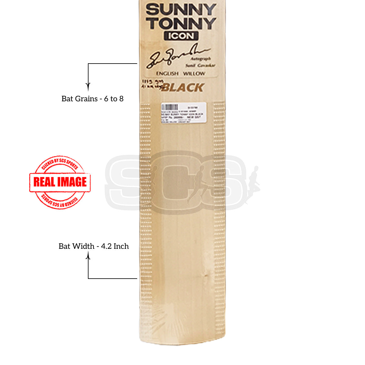SG Sunny Tonny Icon Black English Willow Cricket Bat