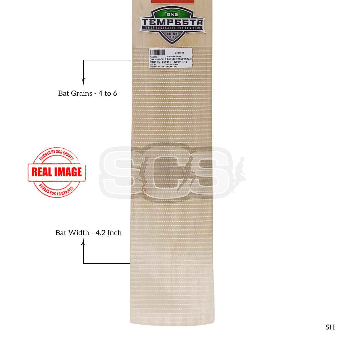 Gray-Nicolls GN2 Tempesta English Willow Cricket Bat