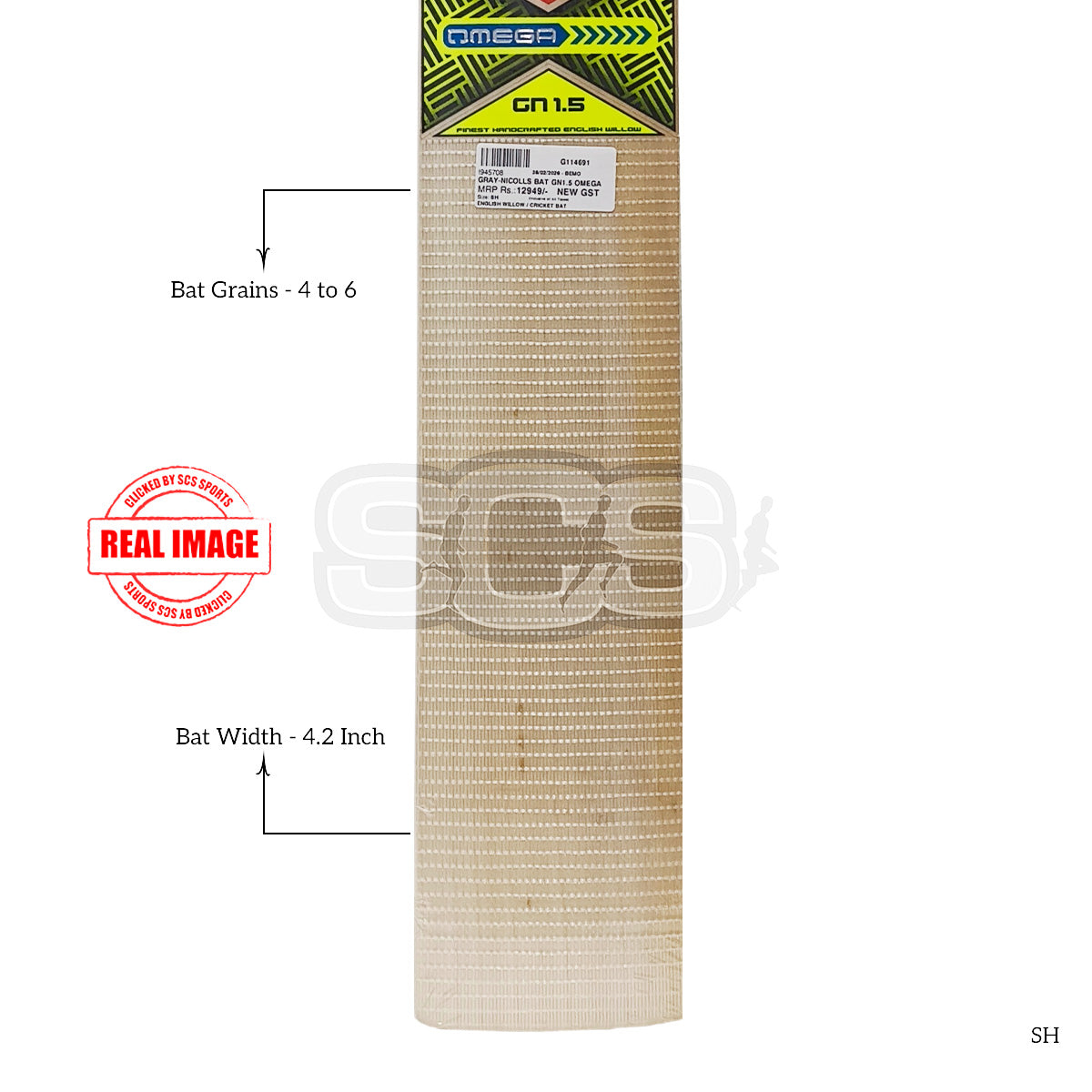 Gray-Nicolls GN1.5 Omega English Willow Cricket Bat