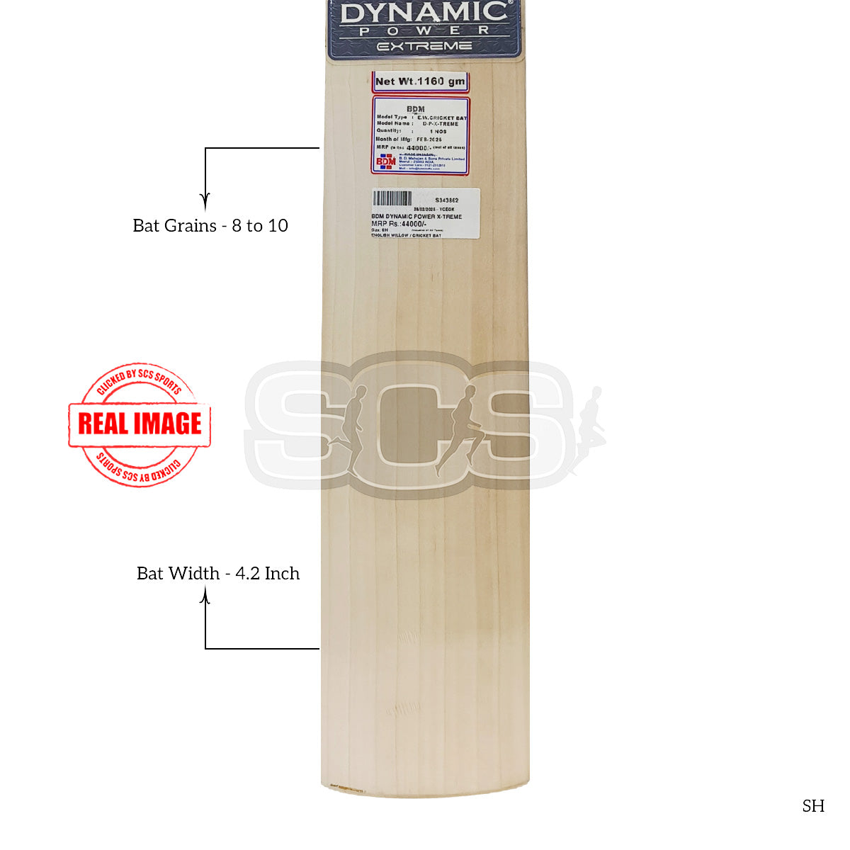 BDM Dynamic Power X-Treme English Willow Cricket Bat