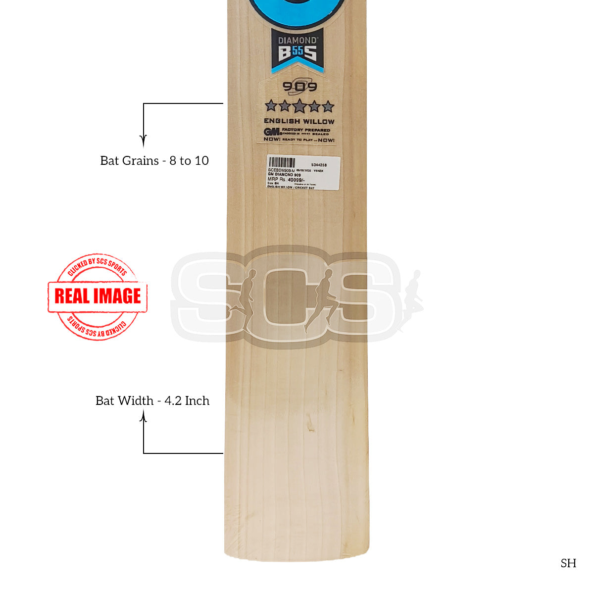 GM Diamond 909 English Willow Cricket Bat